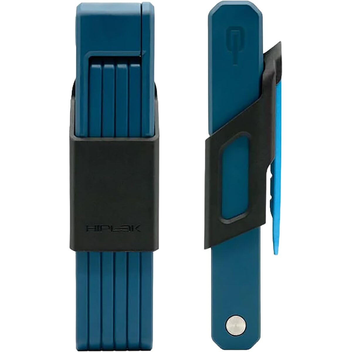 Hiplok Switch Folding Bike Lock - Blue. Lightweight Bicycle Lock. 85cm Locking Length, 5mm Thick Bar. Folds to 19cm x 4.2cm (L x W). 3 x Keys Inc