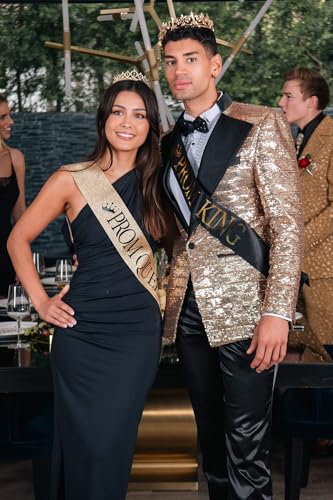 Barabas Men's Linear Sequin Design Peak Lapel Shiny Blazer 4BLR344