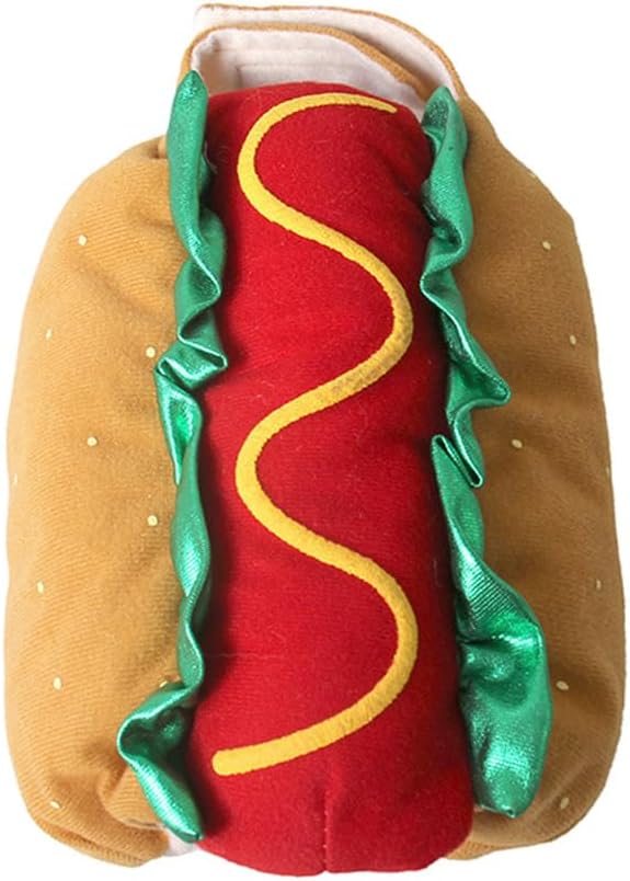 Disfraz Hot Dog para Perro y Gato, Tamaño XXS, Toddmomy