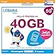 LEBARA Prepaid SIM-Karte mit Hello! 40 Prepaid Tarif ohne Vertrag | Allnet Flat Telefonie & SMS, 40 GB Datenvolumen inkl. 5G und 500 Frei-Min. ins Ausland…