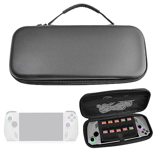 Image of ZEITEL Carrying Case for Rog Ally & Accessories, Portable Handbag for Rog Ally, EVA Carrying Case with 10 Games Cartridges Slot Waterproof Protective Storage Bag Travel Case for Rog Ally