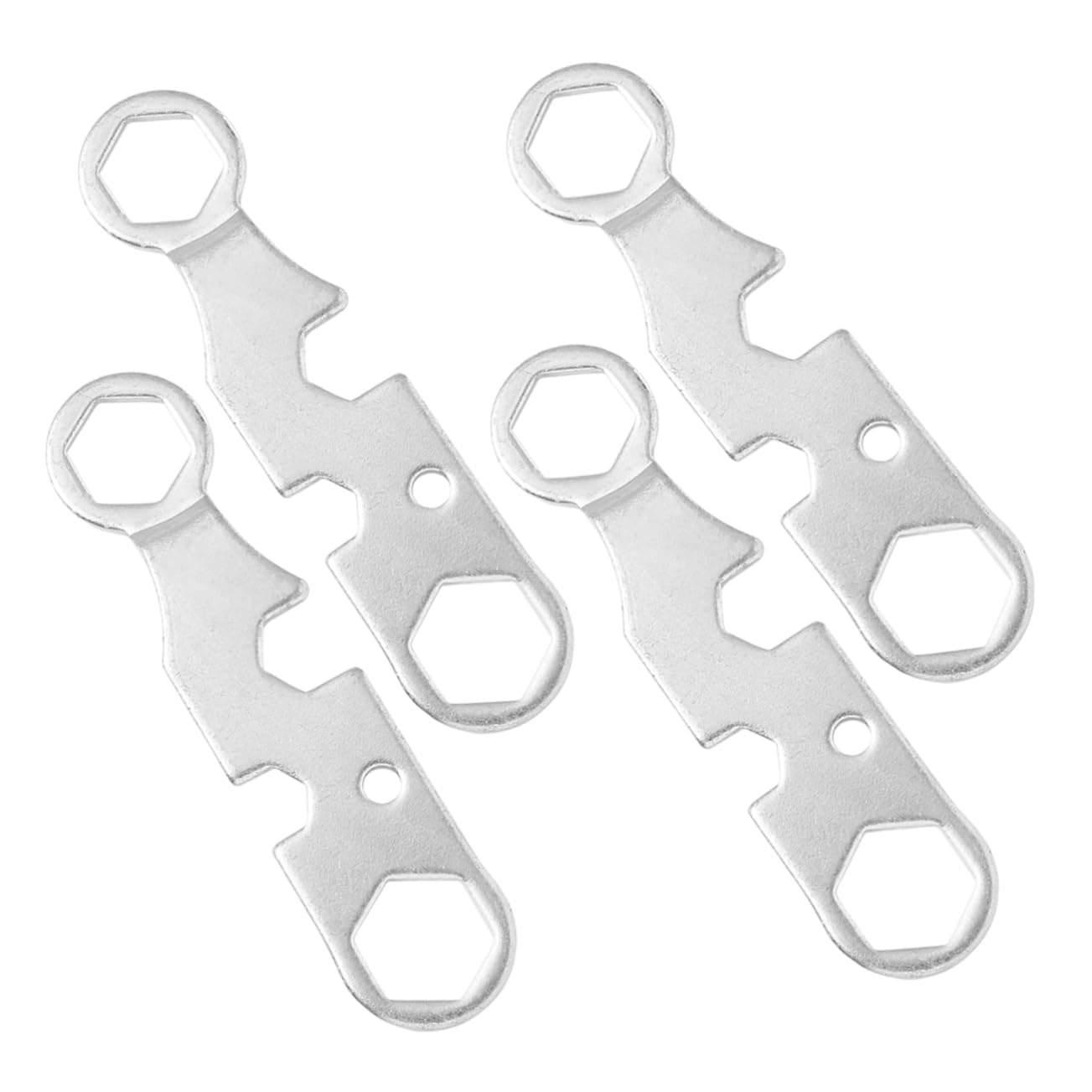 OHPHCALL 4pcs Multifunctional Skateboard Wrench Tool Portable Spanner for Skateboard Repairs Design for Axle Nuts and Truck Fastening for Skate Park Adjustments