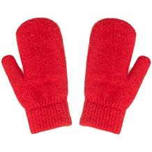 Winter Knitted Mittens Soft Warm Elastic Cold-Weather Thick Lining Gloves for Women and Men