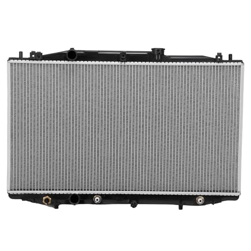BDFHYK CU2599 Aluminum Radiator for Honda Accord 2003-2007 2.4L 16mm Core Replaces 19010RAAA11 19010RAAA72 19010RJEA01