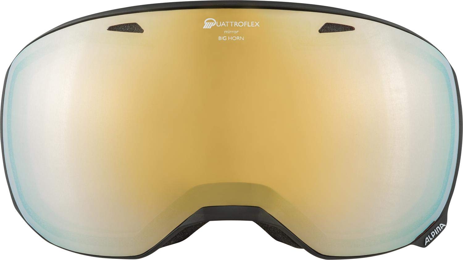 ALPINA Unisex - Adulti, BIG HORN Q-LITE Occhiali da sci, black matt, One Size