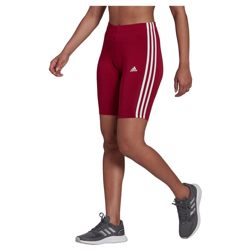 Adidas Women's Burleg/White Model W 3S Bk Sho, Multicoloured, Size Xs
