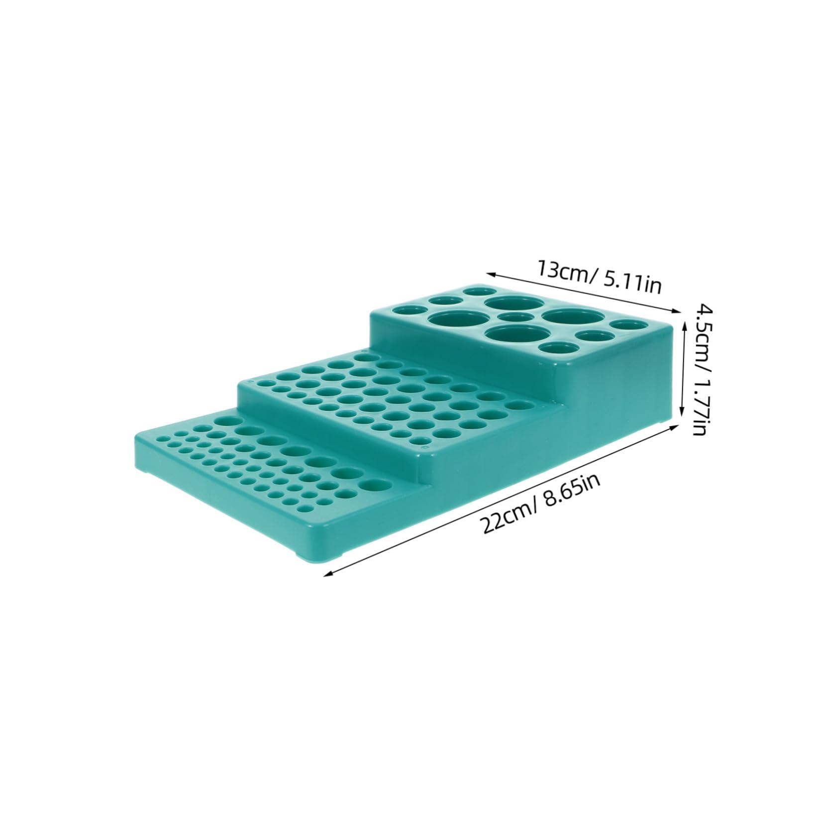 Healifty 5stücke Test Tubes Rack Wiederverwendbarer Organizer Für Röhren Stabiler Kunststoffständer Für Laboranwendungen Und Praktischer Probenhalter Für Testrohre