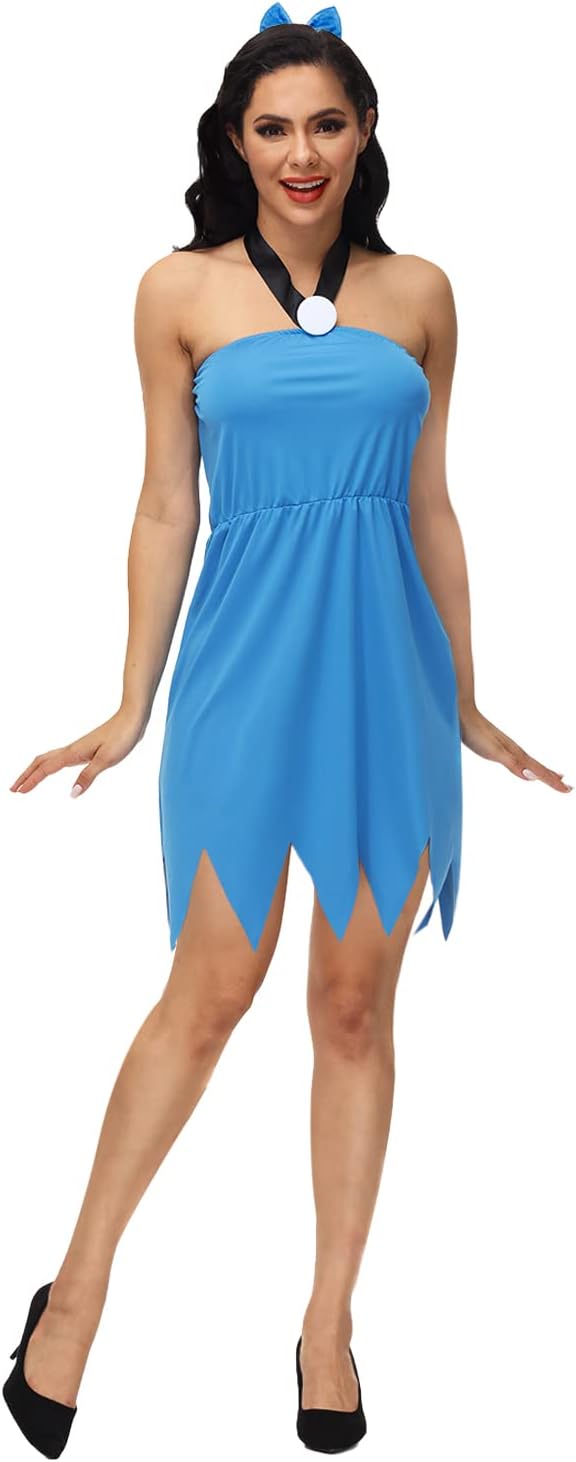 AOBUTE Halloween Flintstones Adult Couple Costume