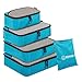 Travel Packing Cubes 5 Set, 3 Various Sizes Packing Organizers for Backpack - ZOMAKE Travel Accessories