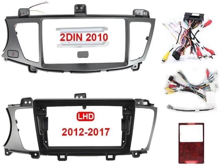 に適合する キア・カデンツァ K7 2009-2017 9インチ カーDVDフレーム オーディオ ダッシュトリムキット フェイシアパ