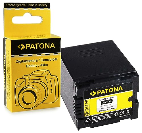PATONA 2x Batteria CGA-DU21 Compatibile con