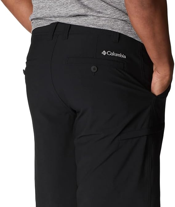 Columbia Mens Lightweight Tech Short (US, Waist, 32, Regular, Black)