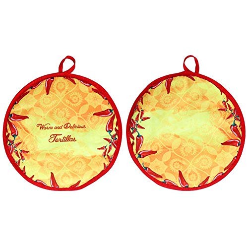 Leap-G Tortilla Pancake Warmer Pouch, Micro-ondes Four Lunch Bag Poche En Tissu Micro-ondable Pour Garder Les Tortillas Doux Et Chauds Pour Une Utilisation Dans Les Lieux De Travail Dortoirs Scolaires