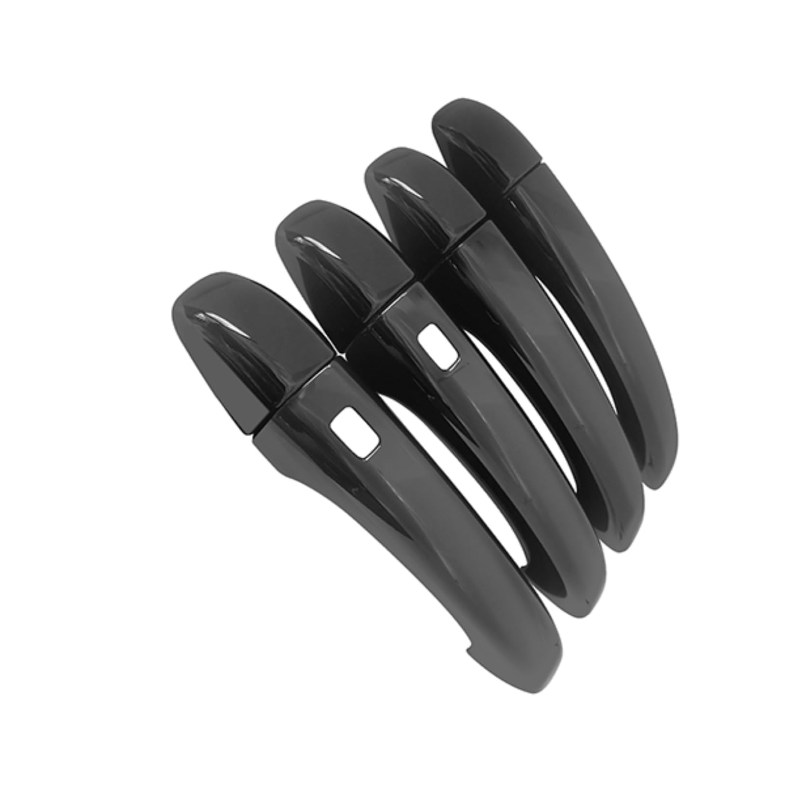 Accessoires Megane 4 couvercle de poignée noir brillant premium
