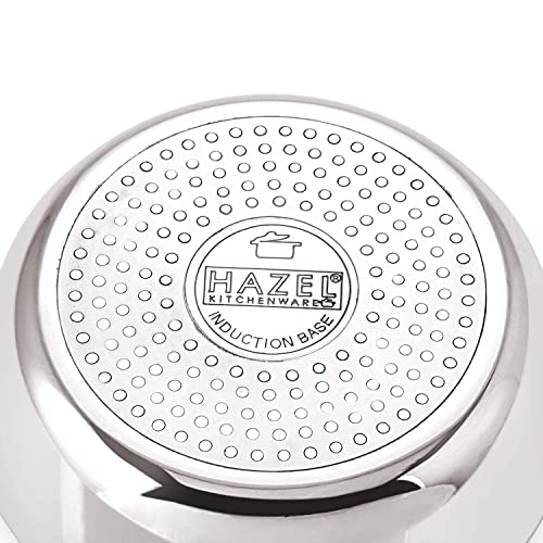 HAZEL 2300 ML Aluminium Kadhai with Handle | 4mm Thick Induction Base Kadai for Cooking | Heavy Aluminium Cookware for Daily Use - Image 6