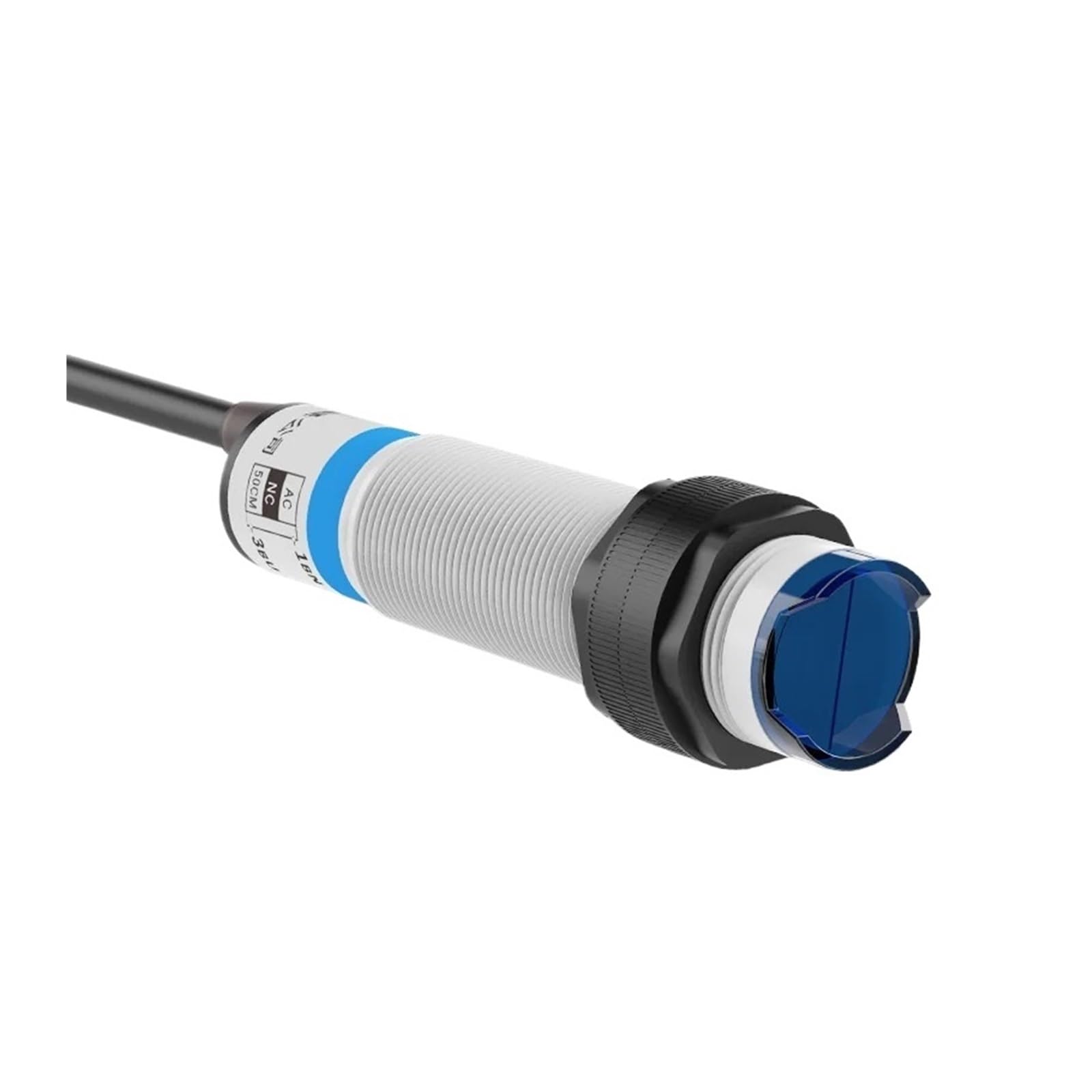 PXQCHAVLN Photoelectric Sensor Diffuse Reflection Sensing Distance 10-50cm E3F Series 10-30VDC NPN PNP photoelectric Switch(50CM AC2-wire NO)