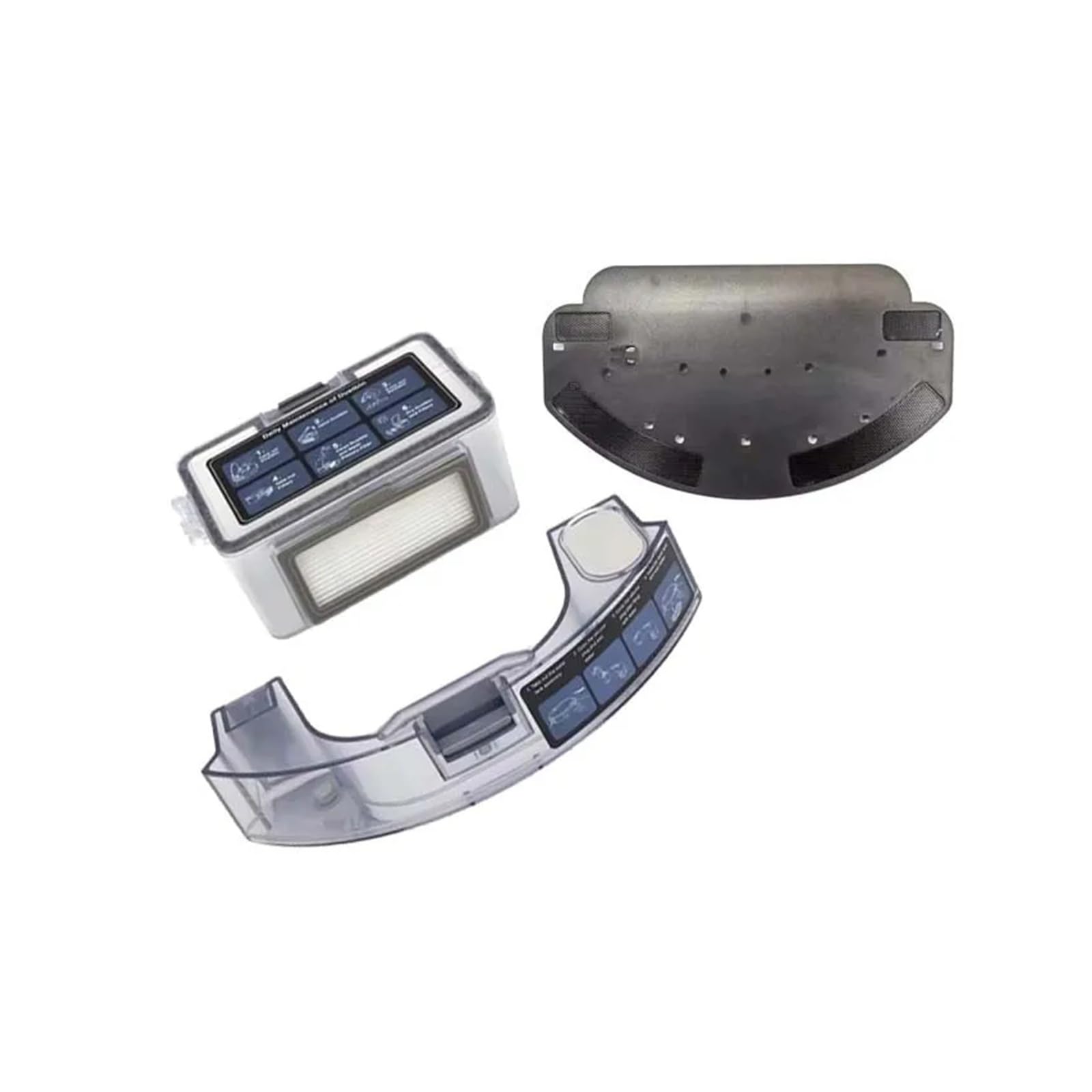 Robot Aspirador, Caja De Polvo O Soporte For Fregona Con Tanque De Agua, Compatible Con Piezas De Repuesto De Robot Aspirador Mamnv BR151(1pc watertank)
