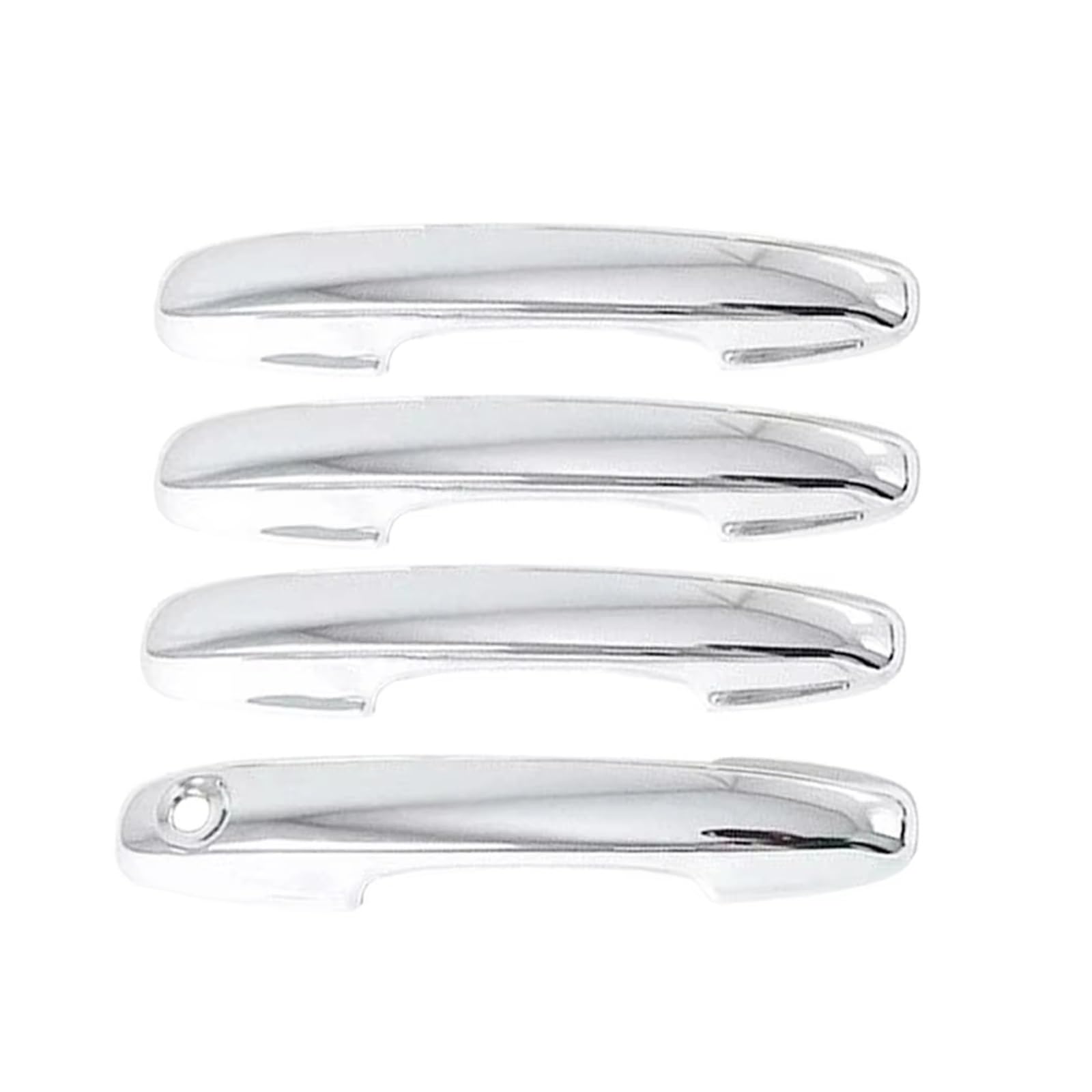 BYSKJZ Car Exterior Door Handle for Kuga for Escape 2020 2021 Car Styling Accessories Carbon Fiber Chrome Exterior Door Handle Cover Trim(Chrome)