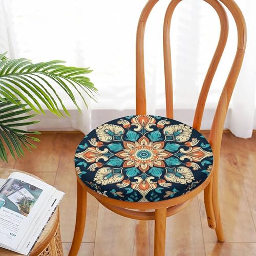 Housse de siège de chaise ronde lavable pour protéger des taches - 6