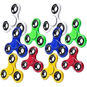 Partituki Set van 10 metalen spinners. Geweldig idee voor kinderen verjaardagsfeestjes, feestgeschenken en pinatas