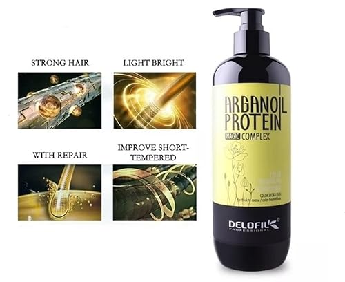 Miniatura 6 de Set de champú y acondicionador (16.9 fl oz/16.9fl.oz) | Complejo mágico de proteínas Arganoil | Formulado en Italia
