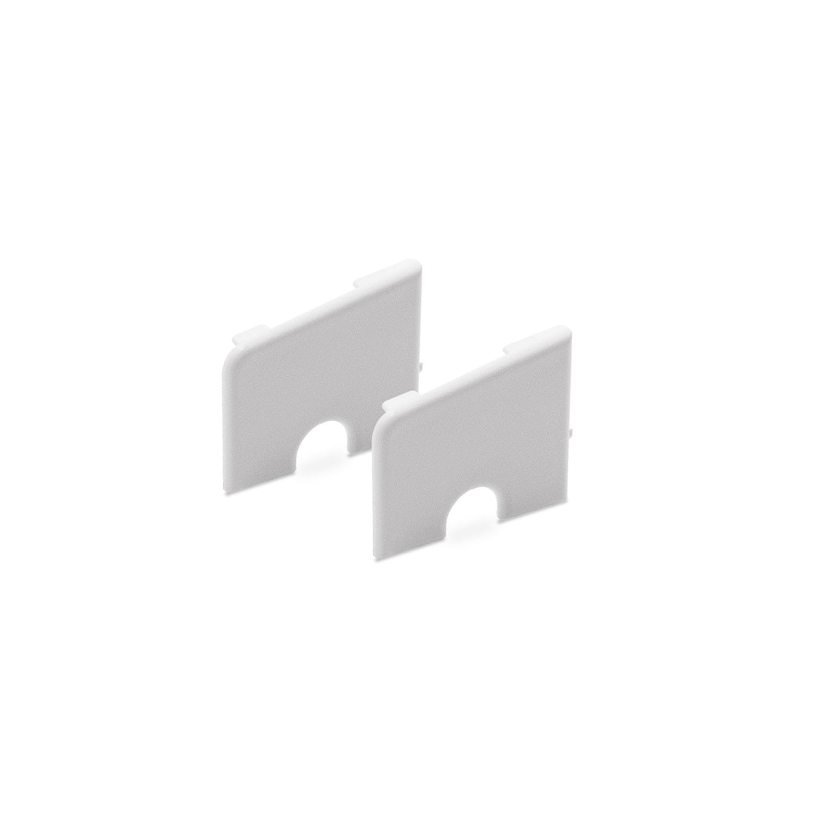 Truly Pvc Limited White 85Mm Profile 22 Window Sill End Caps (Pair)