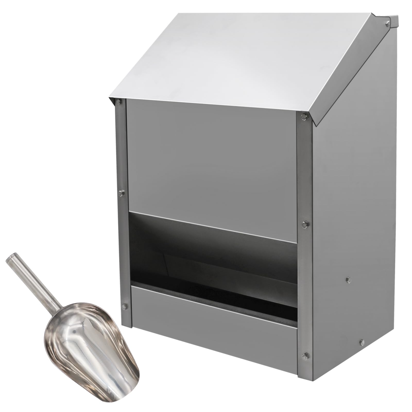 MUYIRTED Mangiatoia Galline 10kg, Distributore Automatico Mangime