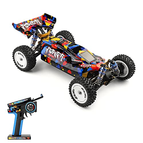 Goolsky Coche teledirigido XKS 1:12 2,4 GHz – 75 km/h 4 x 4 x 4 km/h con motor sin escobillas y chasis de metal, RTR