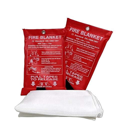 Kingjie Emergency Fire Cover for Home and Kitchen - 2 Pack - 40