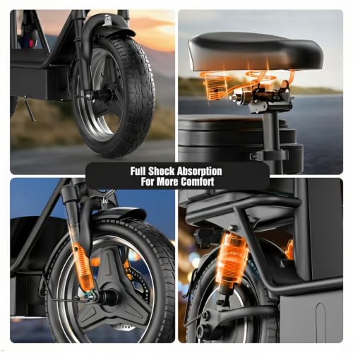 SmileCity Electric Scooter with Seat