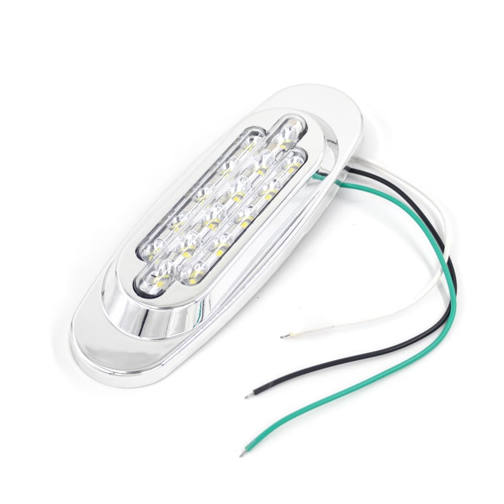 10 sztuk ciężarówka boczna lampka obrysowa kontrolna światła robocze 12V 24V lampa zewnętrzne przyczepa kempingowa z przyczepą(10pcs Red)