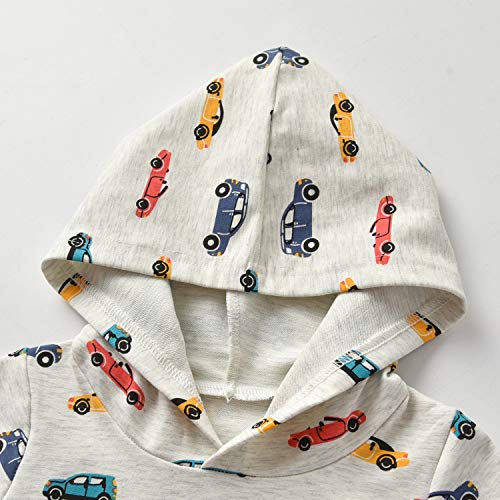 Image of Toddler Infant Baby Boy Clothes Animal Style Long Sleeve Hoodie Tops Sweatsuit Pants Outfit Set
