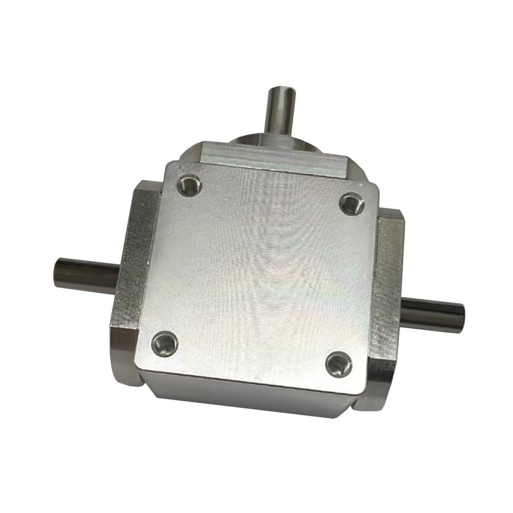 Gearbox 1 to 1 Transmission Commutator 90 Degree Steering Gearbox 1M 20T Angle Corner Device 6mm Co-Direction Dual Shaft Steering Direction
