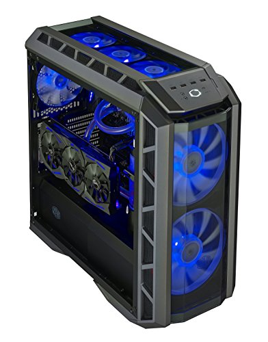 Cooler Master MasterCase H500P – Case per PC RGB con Due Ventole da 200 mm Ottimo Flusso D'Aria, Pannelli Fatti per Costruttori, Predisposto per Dissipazione a Liquido