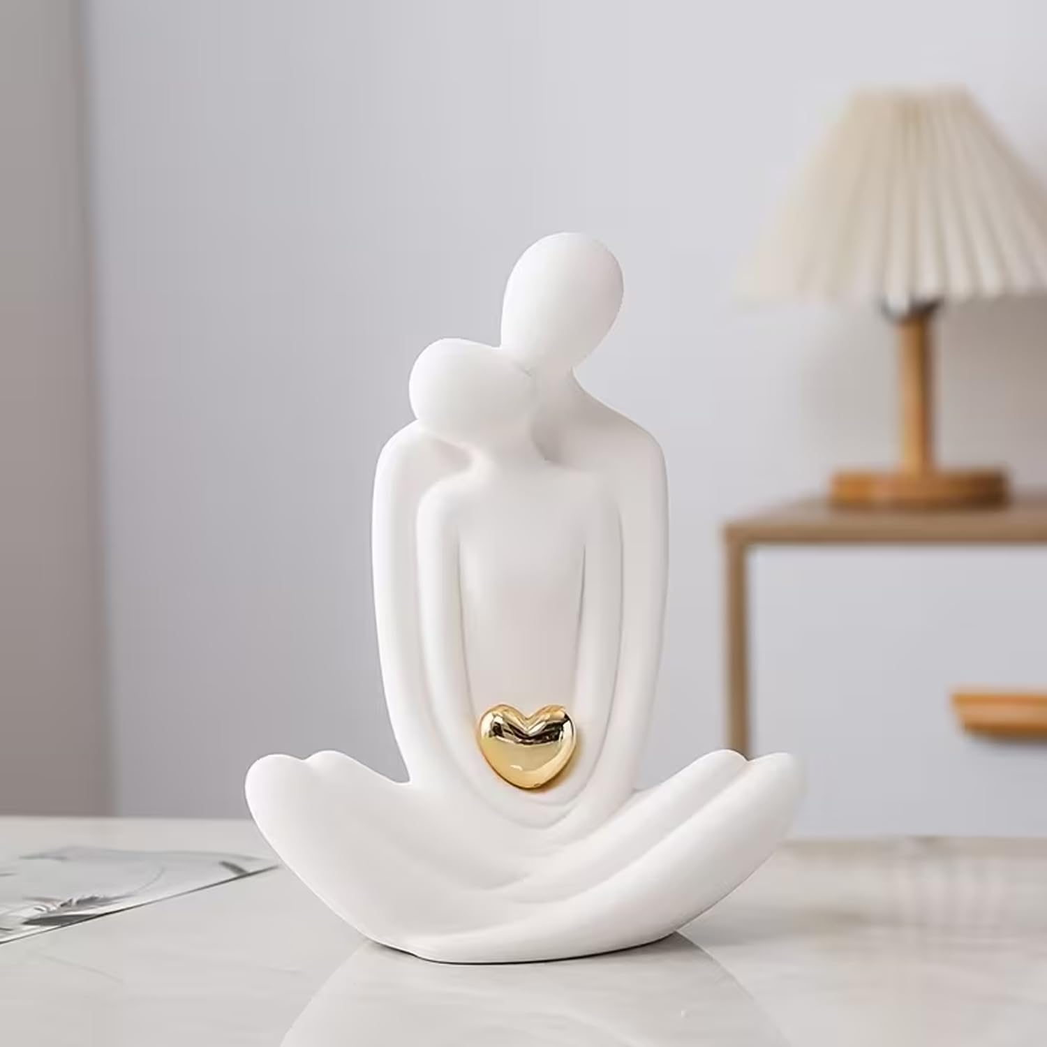 Ekhasa Nostrae Cute Couples Show Pieces for Home Decor Bed Room Decorative Items | Romantic Love Showpieces Gift Item for Valentines Day