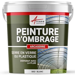 ARCANE INDUSTRIES Beschattungsfarbe für landwirtschaftliche oder industrielle Gewächshäuser - ARCASERRE Weiß - 5 kg
