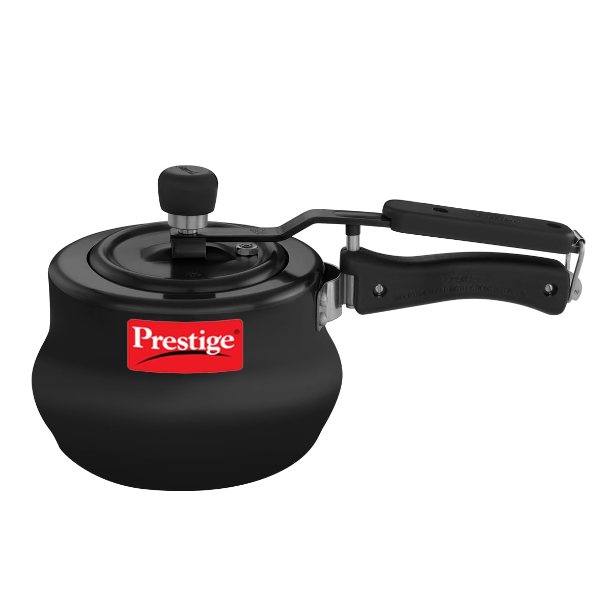 Prestige 2 Litres Svachh Induction Base Inner Lid Hard Anodised Handi| Black | Deep Lid Spillage Control | Metallic Safety Plug | Anti-Bulge Base-image-34