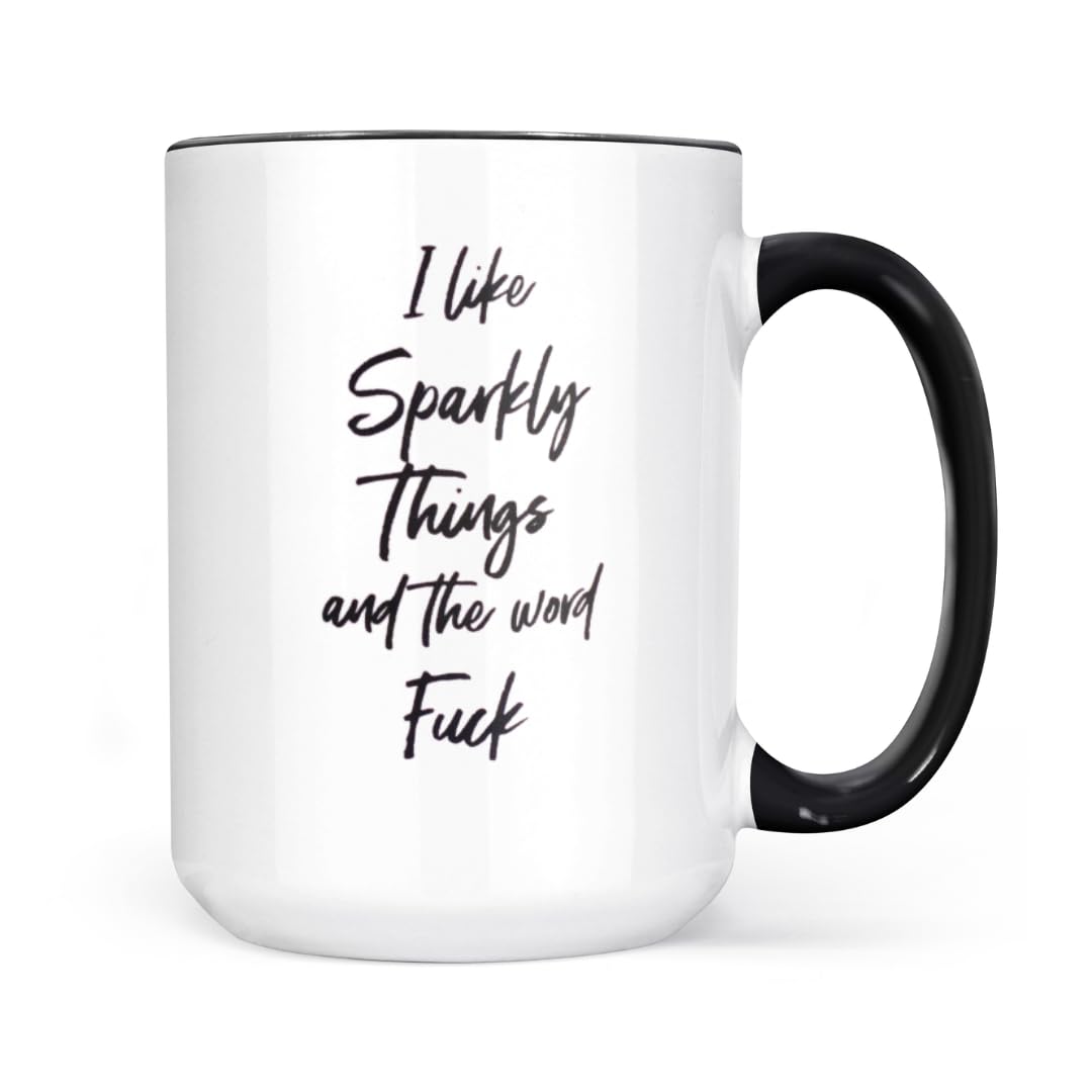 Amazon.com: Generic I Like Sparkly Things and the Word Fuck Mug