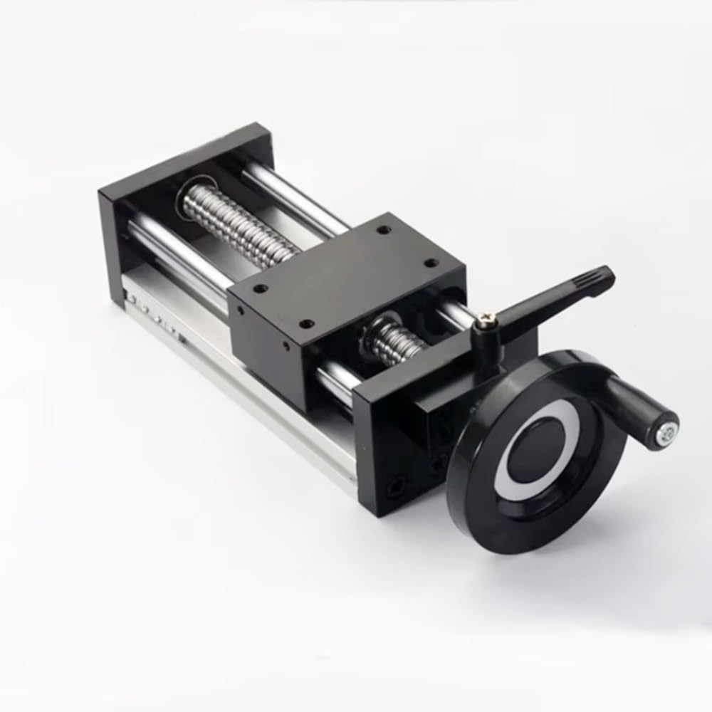 Schiebetisch, Linearführung, Manueller Schiebetisch, 100–500 Mm Hub, Kugelumlaufspindel, SFU1204, Handrad, Doppelte Optische Achse, CNC-Tischsäge, 3D-Drucker, XY(400mm)