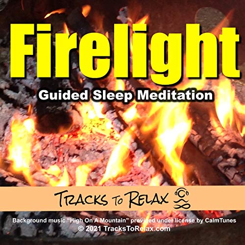 Firelight Campfire Sleep Meditation Podcast Por arte de portada