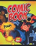 Comic Book Boom!: Notebook and Sketchbook for Kids and Adults to Unleash Creativity  Draw Your Own Comics! (Ocean Creature Themed Cover Series) Vol: 21