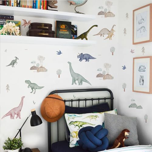 Vinilos decorativos dinosaurios para pared habitación infantil miniatura 3