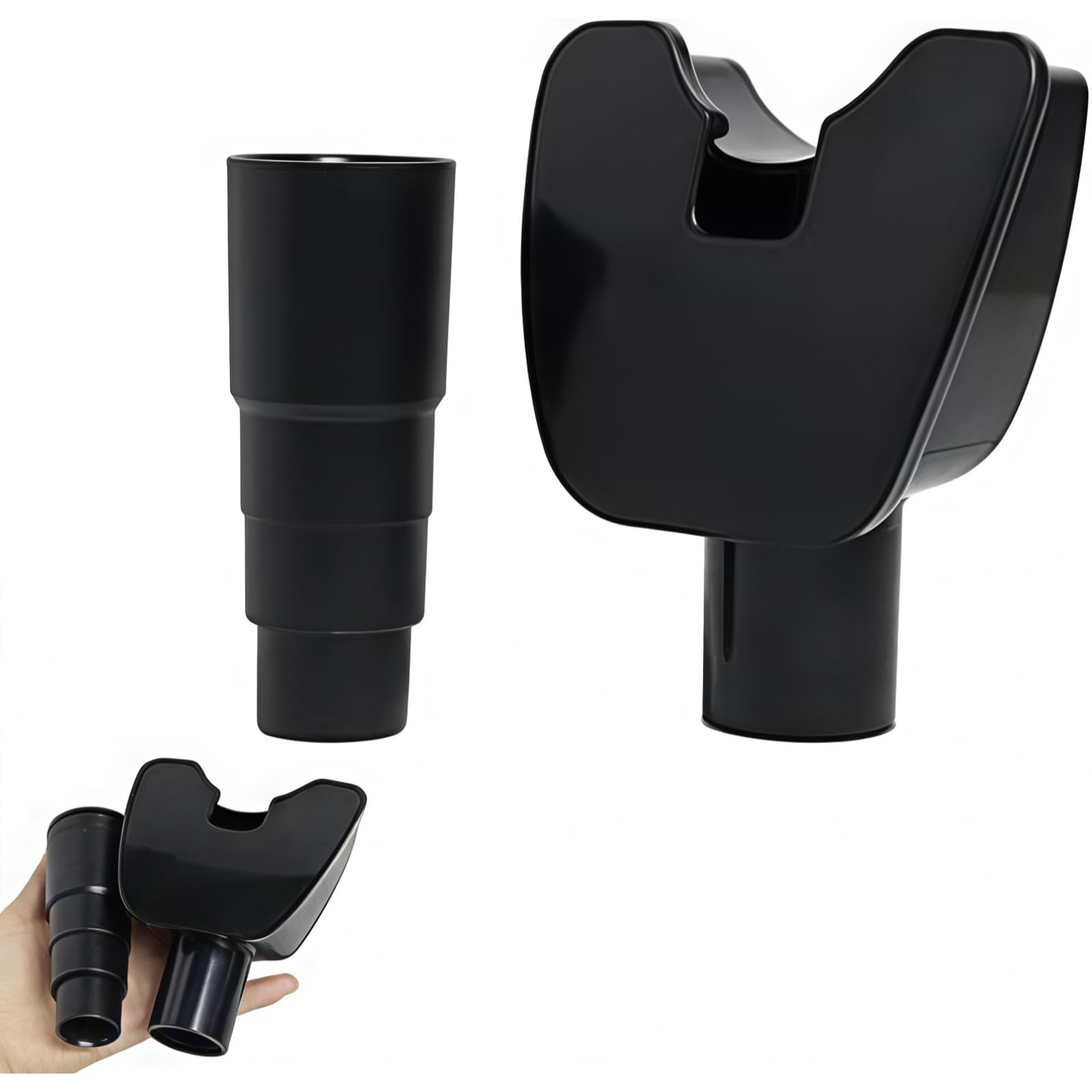 Hands-Free Dust Collector,Electric Drill Vacuum Cleaner,Dust Extraction Tool for Wall-Mounted Vacuum Attachment to Remove Debris and Prevent Splashing During Drilling,Compatible with Most Drills
