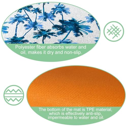 Tapis de cuisine antidérapant lot de 2 pour éviter les glissades - 6