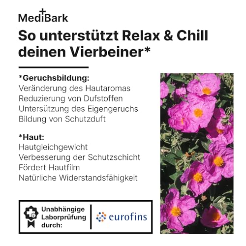 MediBark Zeck Protect - Hundeleckerli mit Schwarzkümmelöl & Zistrose - Schutz in Hochsaison - Glutenfrei & Zuckerfrei - fördert Verdauung & Abwehrkräfte - Leckerlis für Hunde - 150g