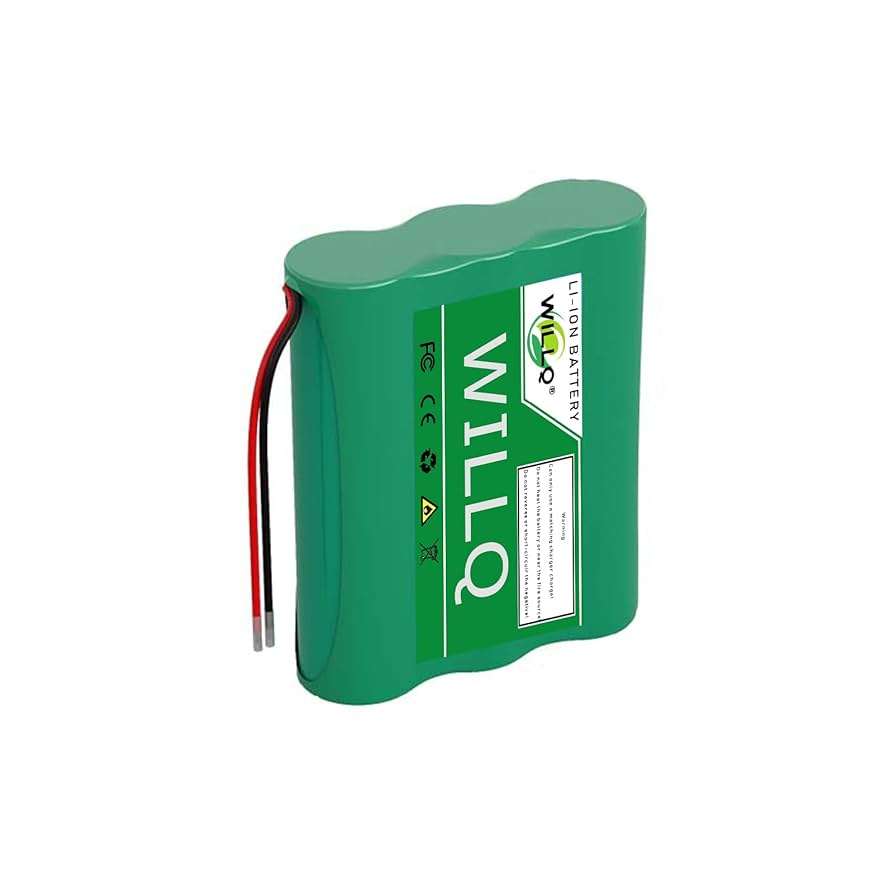 Amazon | WILLQ 3.7V 6000mah 6900mah 充電式バッテリーパック