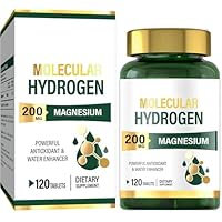 Hydrogen Water Tablets 120 Tablets, Fast Dissolving Molecular Hydrogen Supplement, Non GMO for Brain Health and Cognitive Function