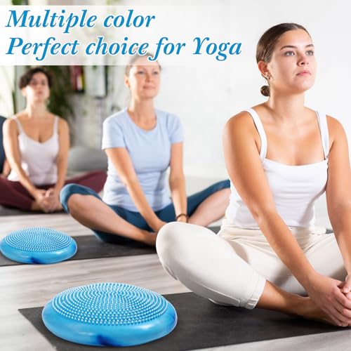 Image of Libima 4 Pcs Wiggle Seat for Kids Inflated Wobble Cushion | 13'' Sensory Flexible Seating for Classroom Elementary, Balance Disc for Student Adults Pet Training Office School Home Chair