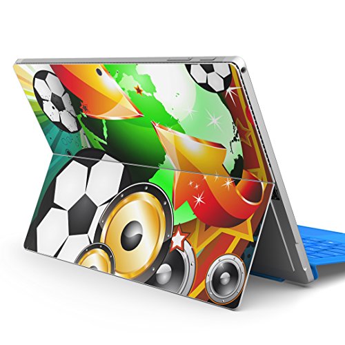 igsticker Surface pro7 (2019) pro6 pro2017 pro4 専用 スキンシール サーフェス ノートブック ノートパソコン カバー ケース フィルム ステッカー アクセサリー 保護 001104 クール その他 サッカー