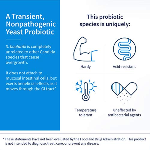 Klaire Labs Pure Saccharomyces Boulardii Powder - Probiotic Supplement To Support Healthy Yeast Balance - Digestive + Immune Support - Hypoallergenic - Double Scoop For Kids & Adults (180G / 6.35Oz) #TOP2